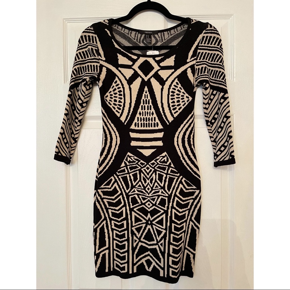 Thick Knit Body Con Dress